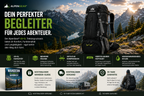 AlpenGear® 45+5L Trekkingrucksack mit Regenhülle