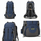 AlpenGear® 45+5L Trekkingrucksack mit Regenhülle