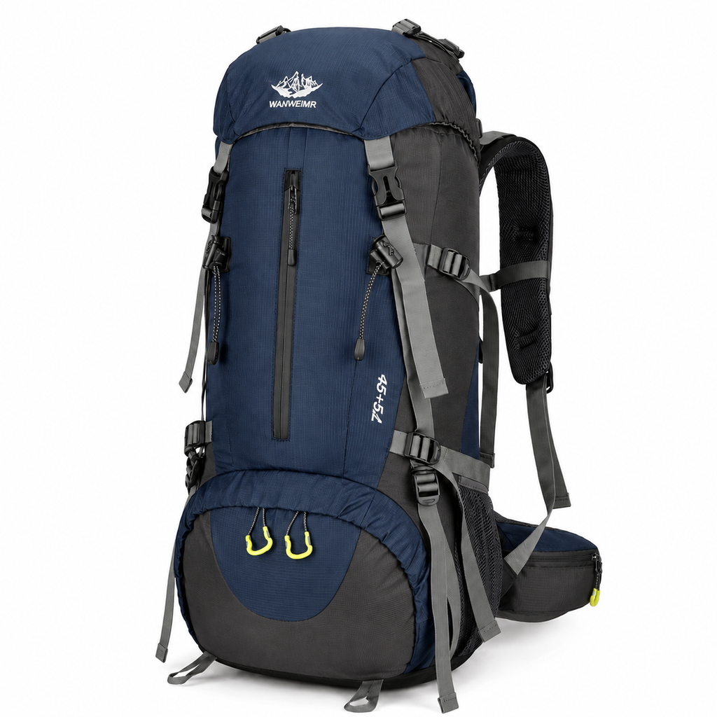 AlpenGear® 45+5L Trekkingrucksack mit Regenhülle